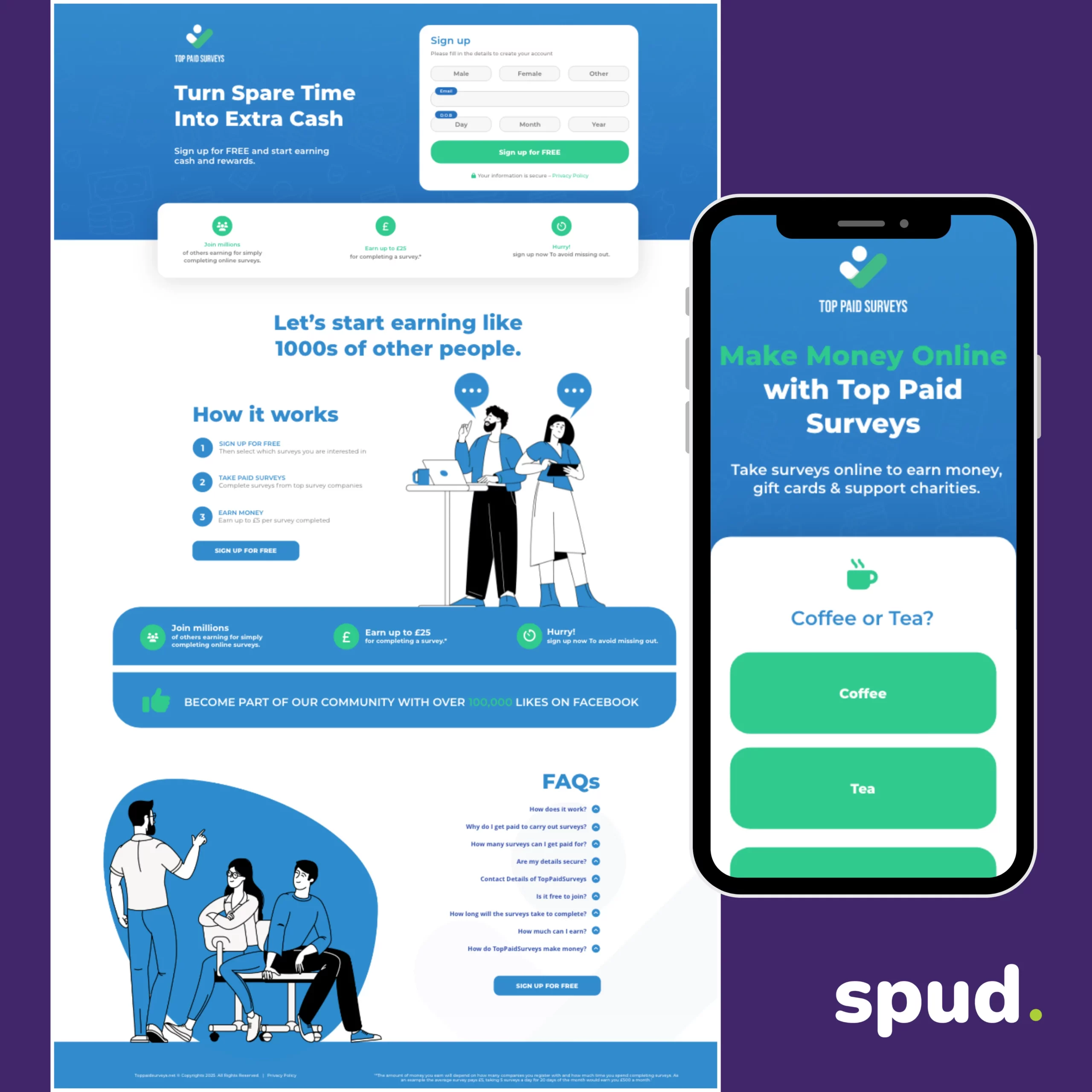 Search Professionals Website Design